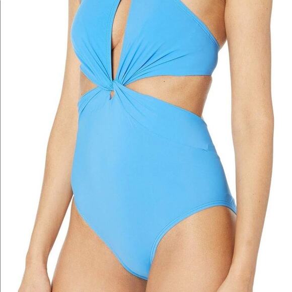 Kate spade Knotted Halter One Piece Swimsuit - Picture 4 of 8